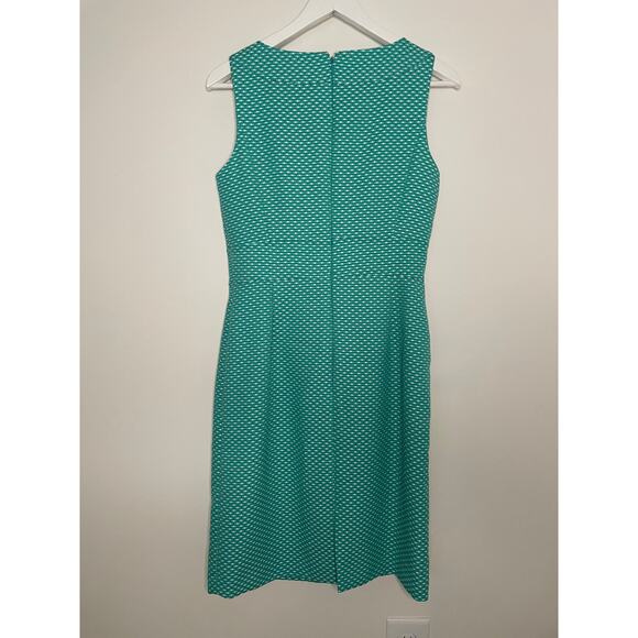 Chelsea Rae SZ 4 Turquoise & White Dress - Picture 5 of 9